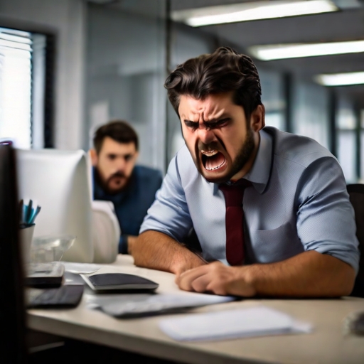 rage and angry
